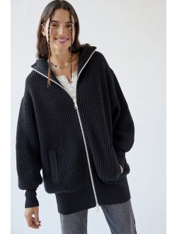 Odette Zip-Up Hooded Sweater