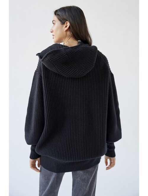 BDG Odette Zip-Up Hooded Sweater