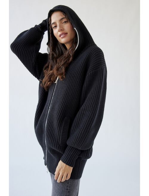 BDG Odette Zip-Up Hooded Sweater