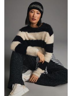 Striped Eyelash Sweater