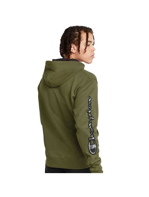 Men's Champion Camo Logo Powerblend Fleece Hoodie