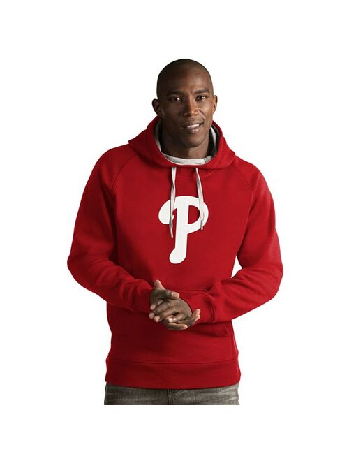 Men's Antigua Philadelphia Phillies Victory Logo Hoodie