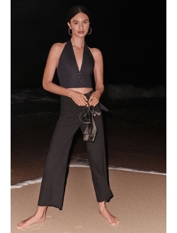 The Colette Cropped Wide-Leg Pants