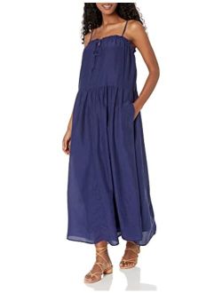 Women's Farrah Silk Cotton Voile Ankle Length Dress