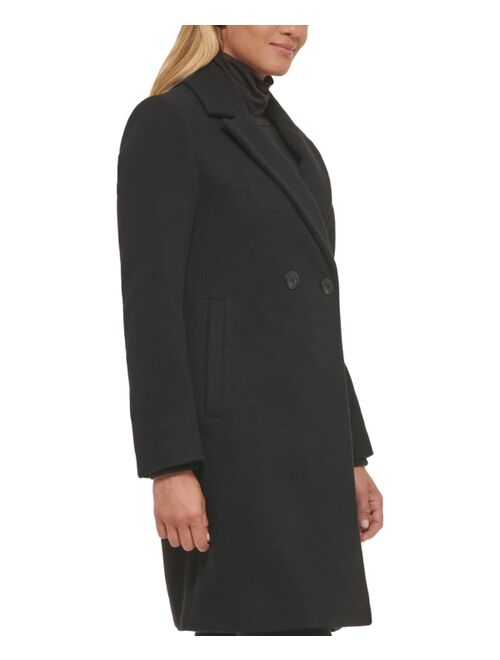 CALVIN KLEIN Women's Double-Breasted Reefer Coat