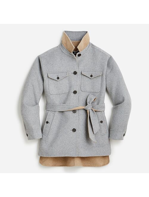 J.Crew Shirt-jacket in double-faced wool