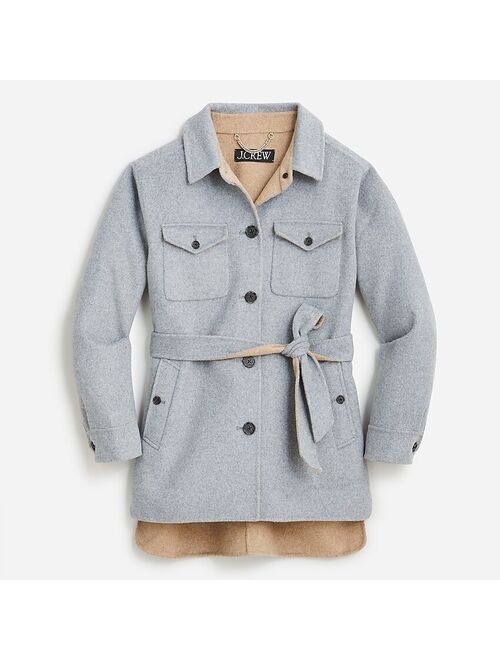 J.Crew Shirt-jacket in double-faced wool