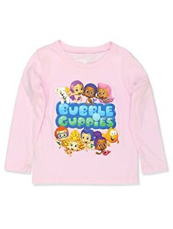 Nickelodeon Bubble Guppies Toddler Girls Long Sleeve T-Shirt Tee