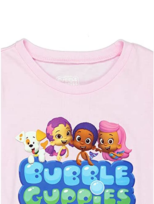 Nickelodeon Bubble Guppies Toddler Girls Long Sleeve T-Shirt Tee