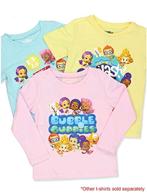 Nickelodeon Bubble Guppies Toddler Girls Long Sleeve T-Shirt Tee