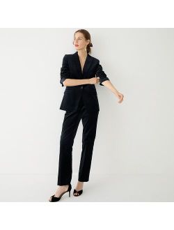 Full-length Kate straight-leg pant in stretch velvet