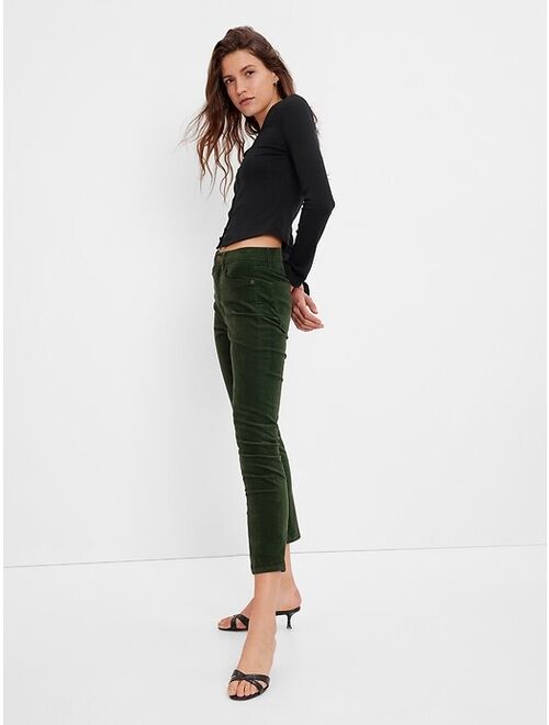 Gap High Rise Corduroy Vintage Slim Jeans with Washwell