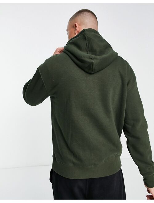 Pull&Bear hoodie in khaki exclusive at ASOS