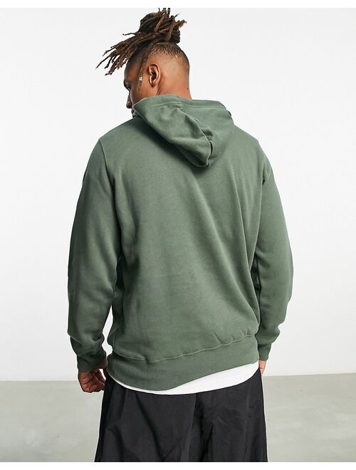 The North Face Half Dome chest print hoodie in khaki