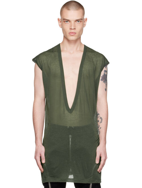 RICK OWENS Khaki Dylan T-Shirt
