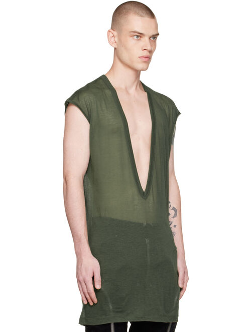 RICK OWENS Khaki Dylan T-Shirt