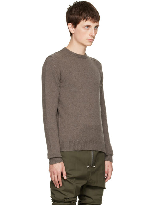 RICK OWENS Gray Rotten Sweater