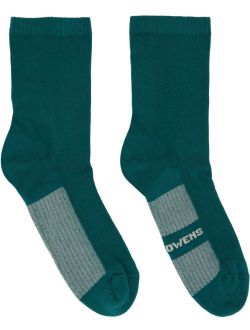 Green Glitter Socks
