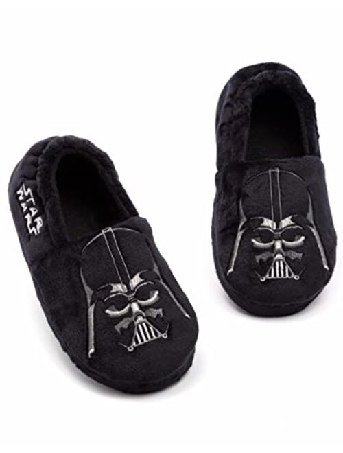 Star Wars Darth Vader Slippers Boys Kids Villain House Shoes Loafers