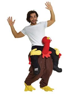 Morris MorphCostumes Unisex Piggyback Turkey Costume - With Stuff Your Own Legs