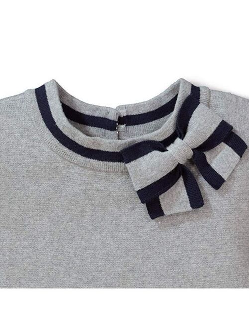 HOPE & HENRY Girls' Milano Tipped Sweater Dress, Kids