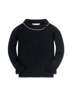 Girls' Long Sleeve Ruffle Cuff Collar Sweater, Kids