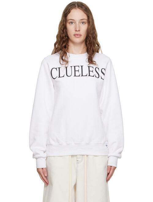 PRAYING White 'Clueless' Sweatshirt