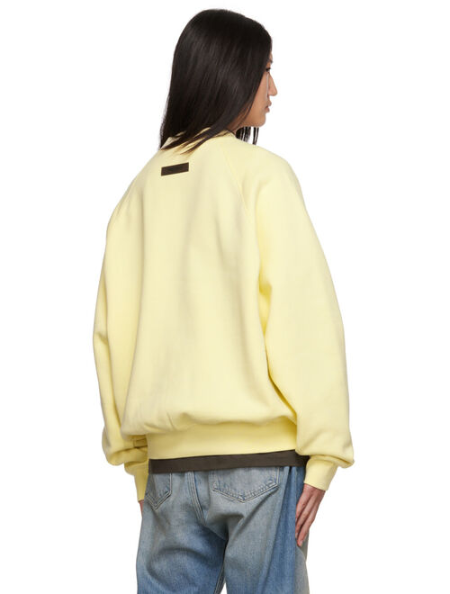 ESSENTIALS Yellow Crewneck Sweatshirt