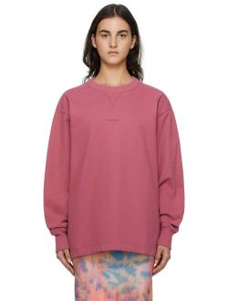 ACNE STUDIOS Pink Fin Stamp Sweatshirt