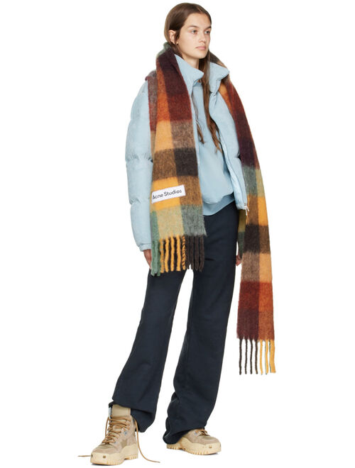 ACNE STUDIOS Blue Garment-Dyed Sweatshirt