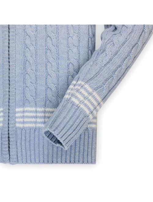 HOPE & HENRY Hope Henry Boys' Zip-Up Textured Sweater, Kids