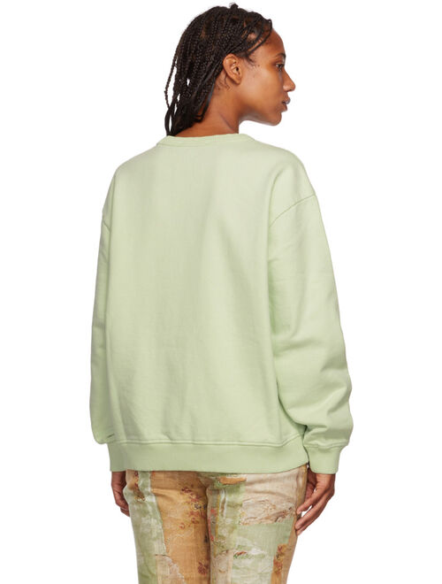 ACNE STUDIOS Green Organic Cotton Sweatshirt