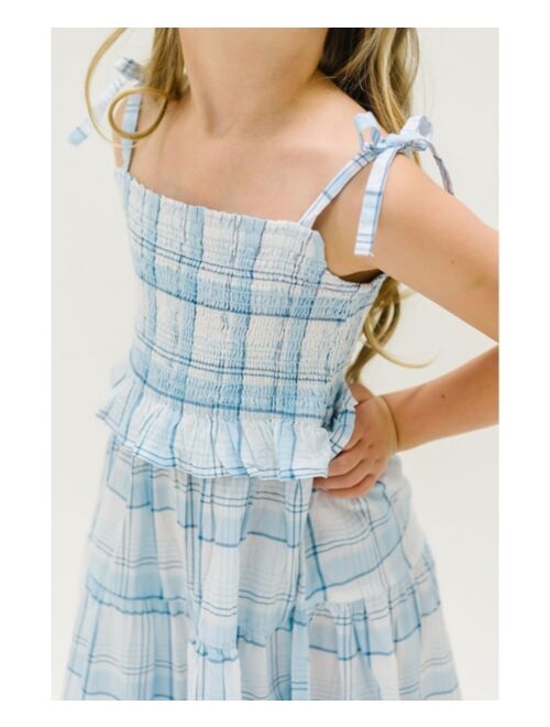 HOPE & HENRY Girls' Smocked Tiered Dress, Kids