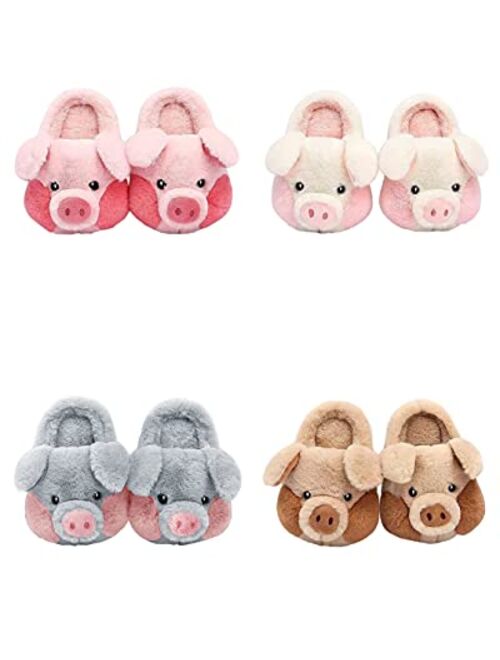 YILANLAN Adult Cotton Slippers PIg Slippers Home Slippers Plush Slippers Animal Slippers