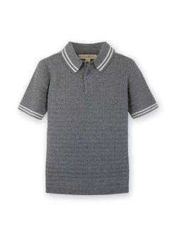 Boys' Short Sleeve Sweater Polo, Kids