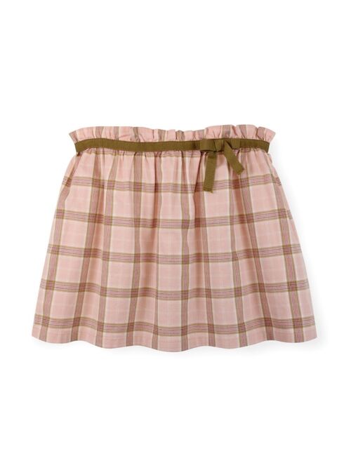 HOPE & HENRY Hope Henry Girls' Gathered Skirt with Ribbon, Toddler