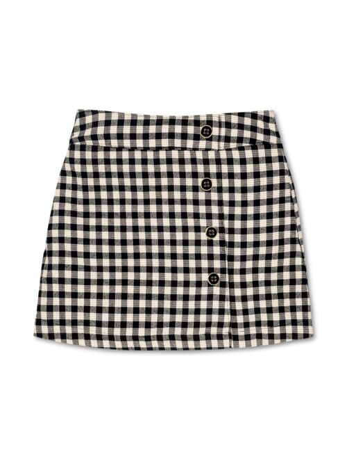 HOPE & HENRY Womens' Flannel Mini Skirt