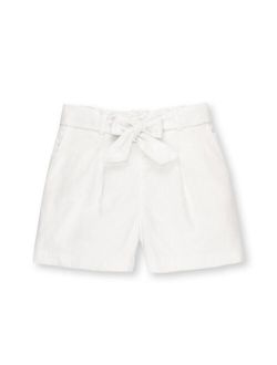 Girls' Linen Pull-On Paperbag Shorts, Toddler