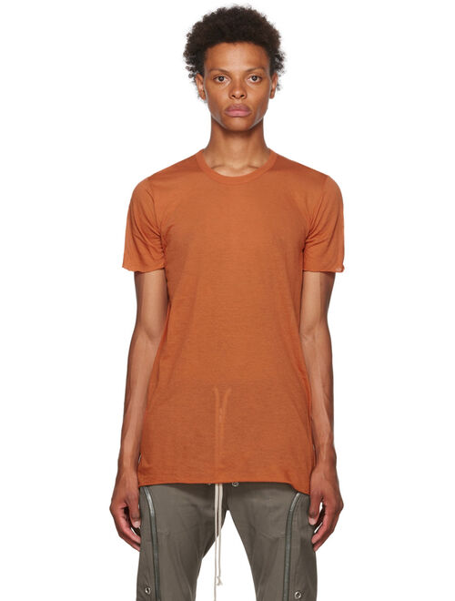 RICK OWENS Orange Basic T-Shirt