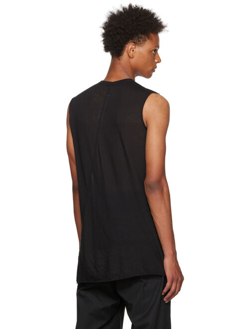 RICK OWENS Black Basic Sleeveless T-Shirt