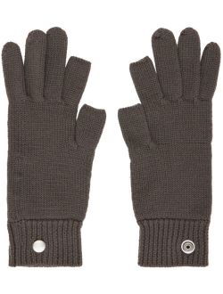 Gray Cashmere Touchscreen Gloves