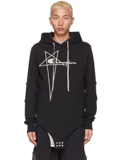 Black Champion Edition French Terry Hoodie