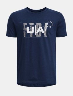 Boys' UA Football Logo Short Sleeve