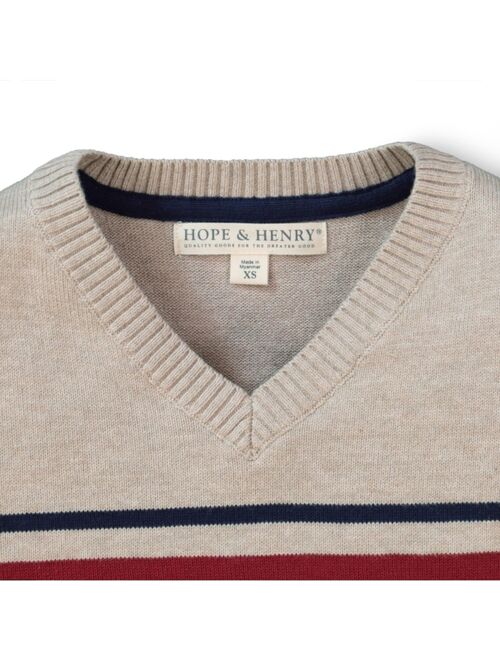 Hope & Henry Hope Henry Boys' V-Neck Sweater, Kids