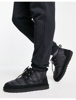 Neumel Lta quilted boots in black