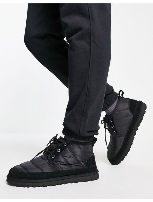 Ugg Neumel Lta quilted boots in black