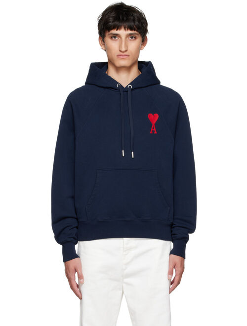 AMI ALEXANDRE MATTIUSSI Navy Ami de Coeur Hoodie