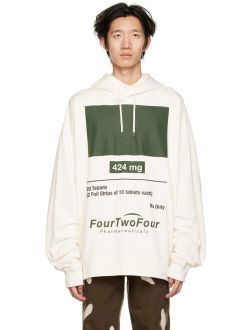 424 Off-White Oversized Hoodie