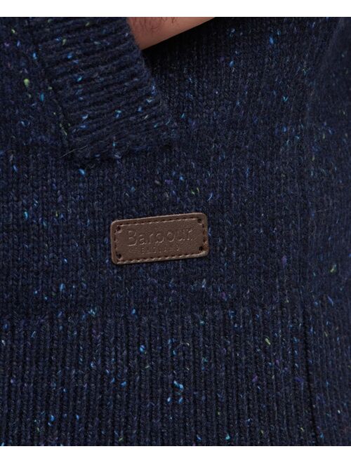 BARBOUR Men's Tisbury Regular-Fit Flecked Full-Zip Sweater