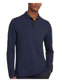 Men's Essential Long-Sleeve Pocket Polo Shirt